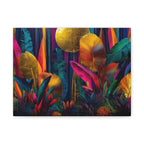 Canvas Print | Vibrant Neon Jungle Wall Art