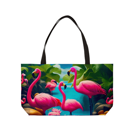 Flamingo Paradise Deluxe Tote Bag – Vibrant, Fun, and Perfect for Flamingo Lovers!