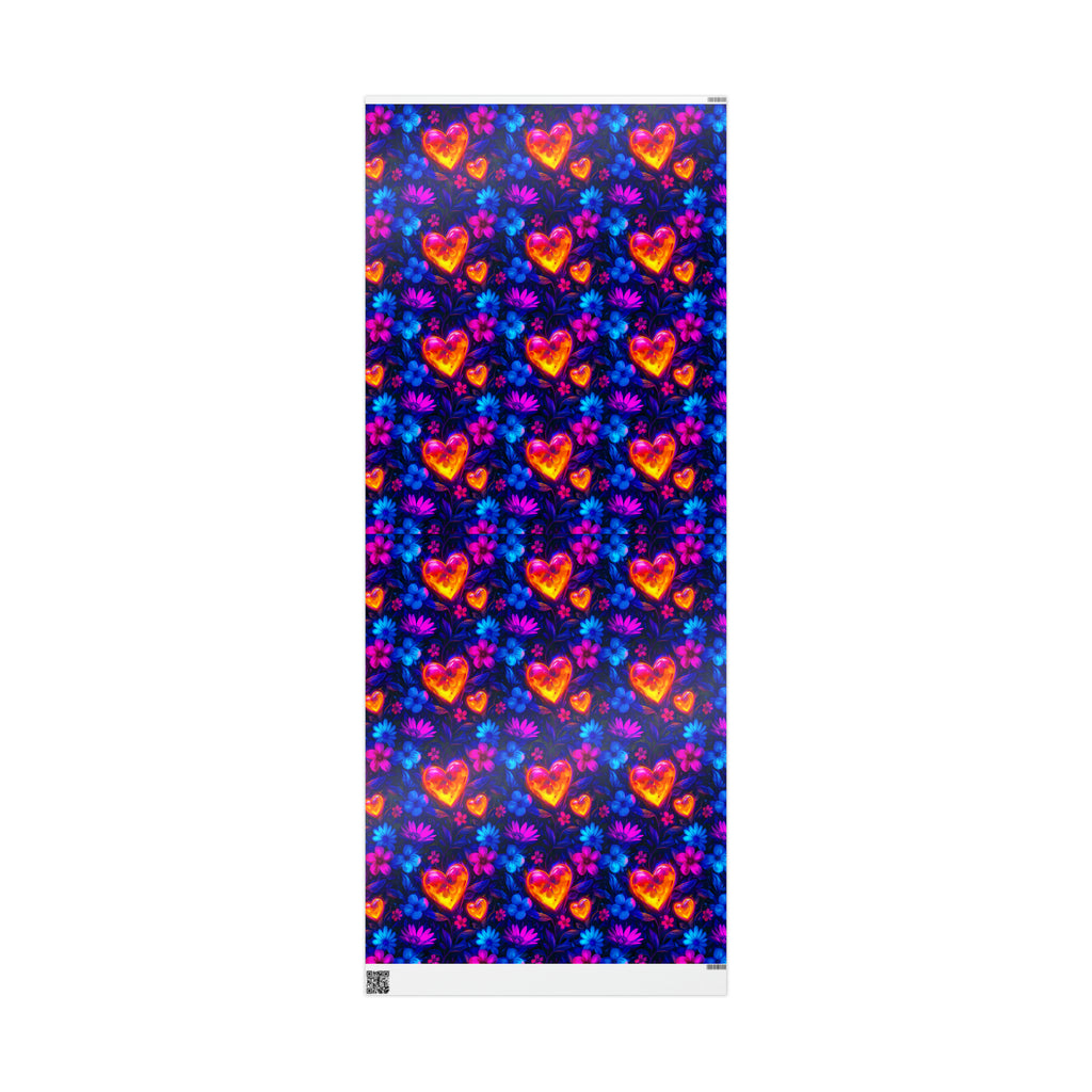 Abstract Hearts Valentine's Day Wrapping Paper Rolls