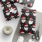 Funny Santa Claus in Sunglasses Wrapping Paper Rolls