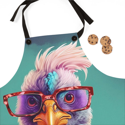 Hipster Chicken Apron - Christmas Gift for Chef