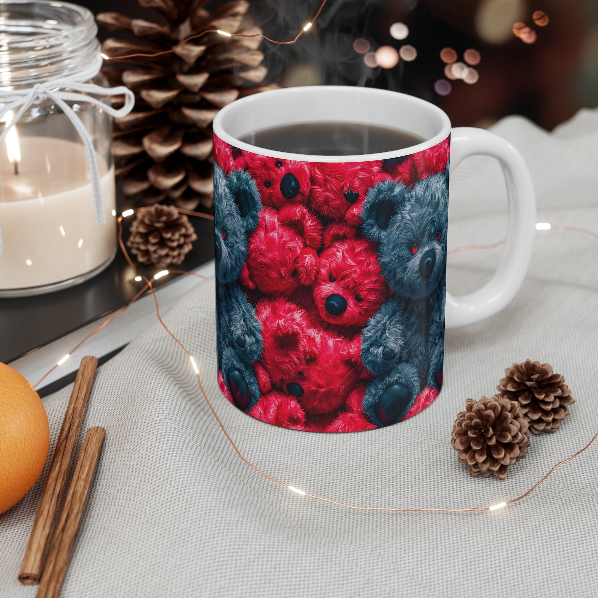 Coffee Mug | Evil Teddy Bear Coffee Mug - 11 oz. from The Curated Goose