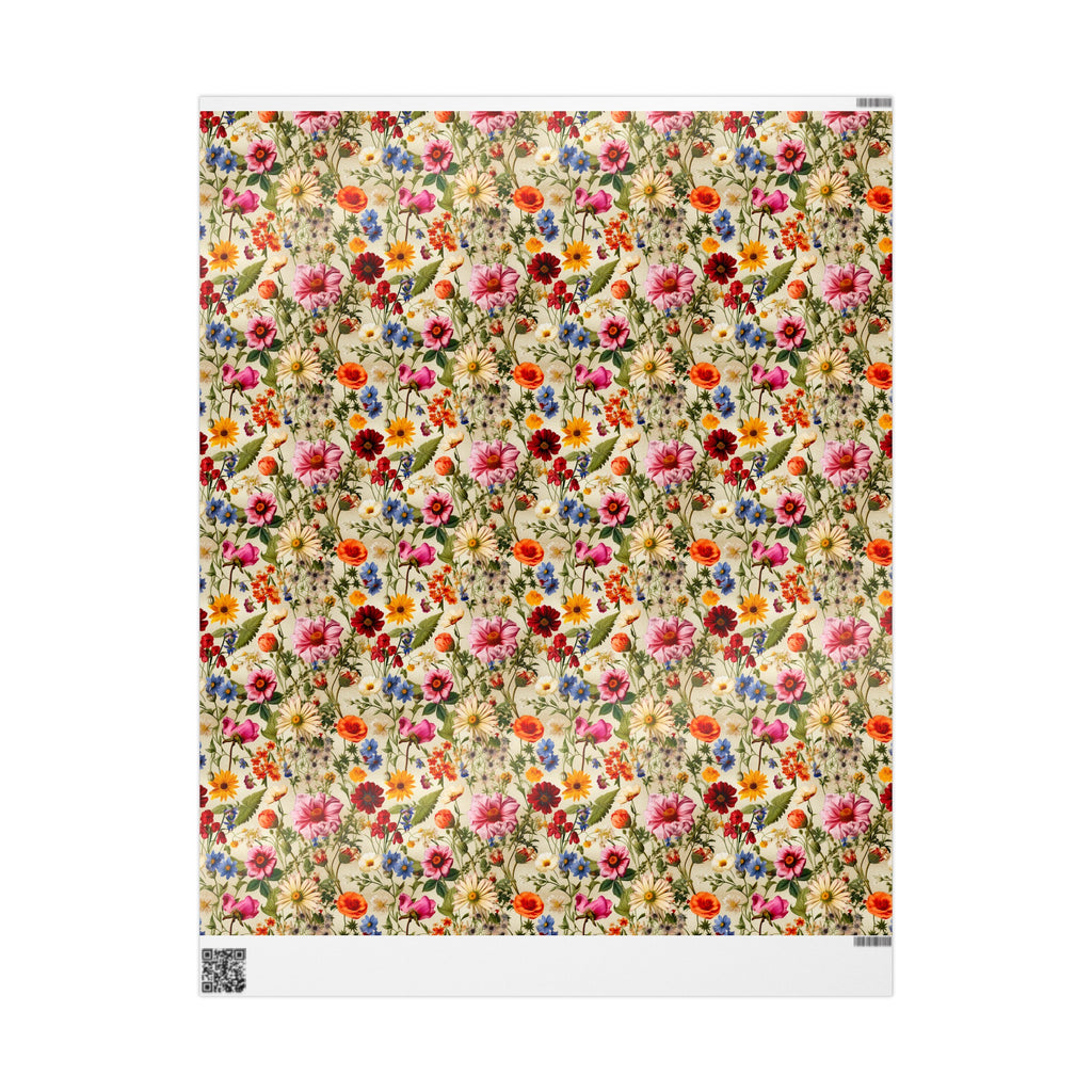 Vintage Floral Granny Chic Wrapping Paper Rolls