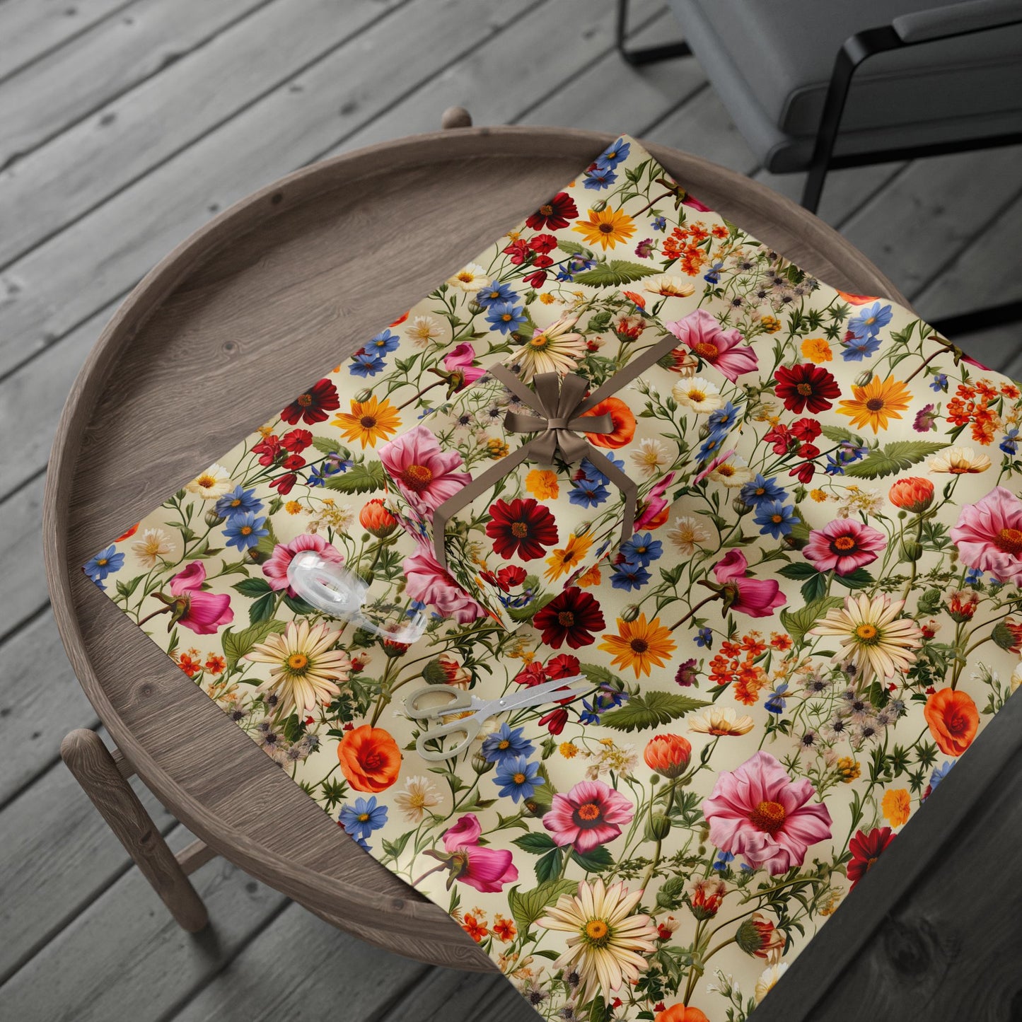 Wrapping Paper Rolls - Vintage Southern Floral Design