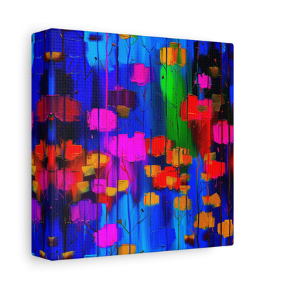 Abstract Canvas Art | Colorful Modern Lanterns