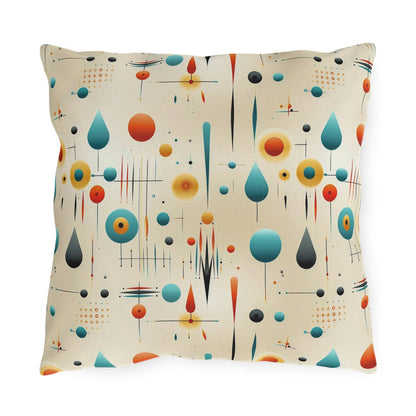 Durable Outdoor Pillow | 1960s Mid-Century Modern Throw Pillow from The Curated Goose