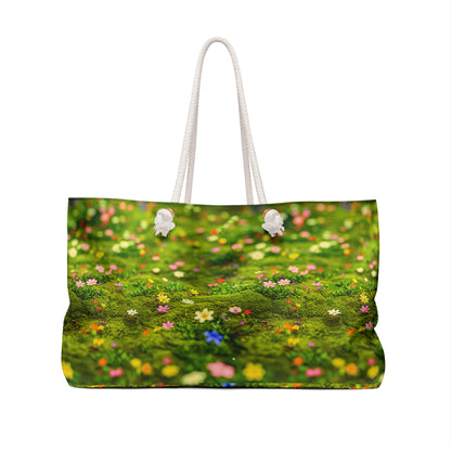 Spring Meadow Deluxe Tote Bag – Bright, Colorful, and Perfect for Nature Lovers!