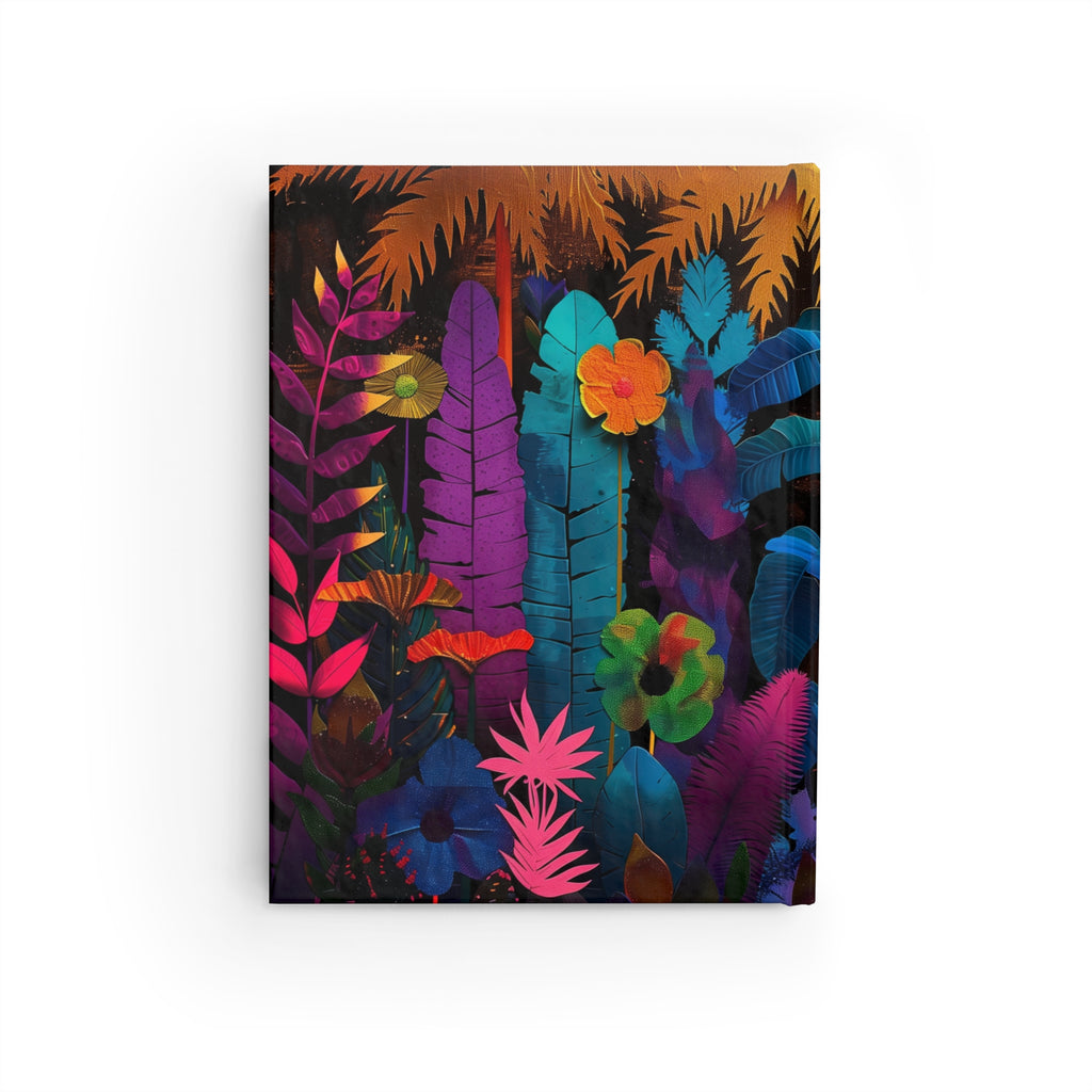 Personalized Name Abstract Jungle Journal – Customizable Urban Jungle Notebook Gift