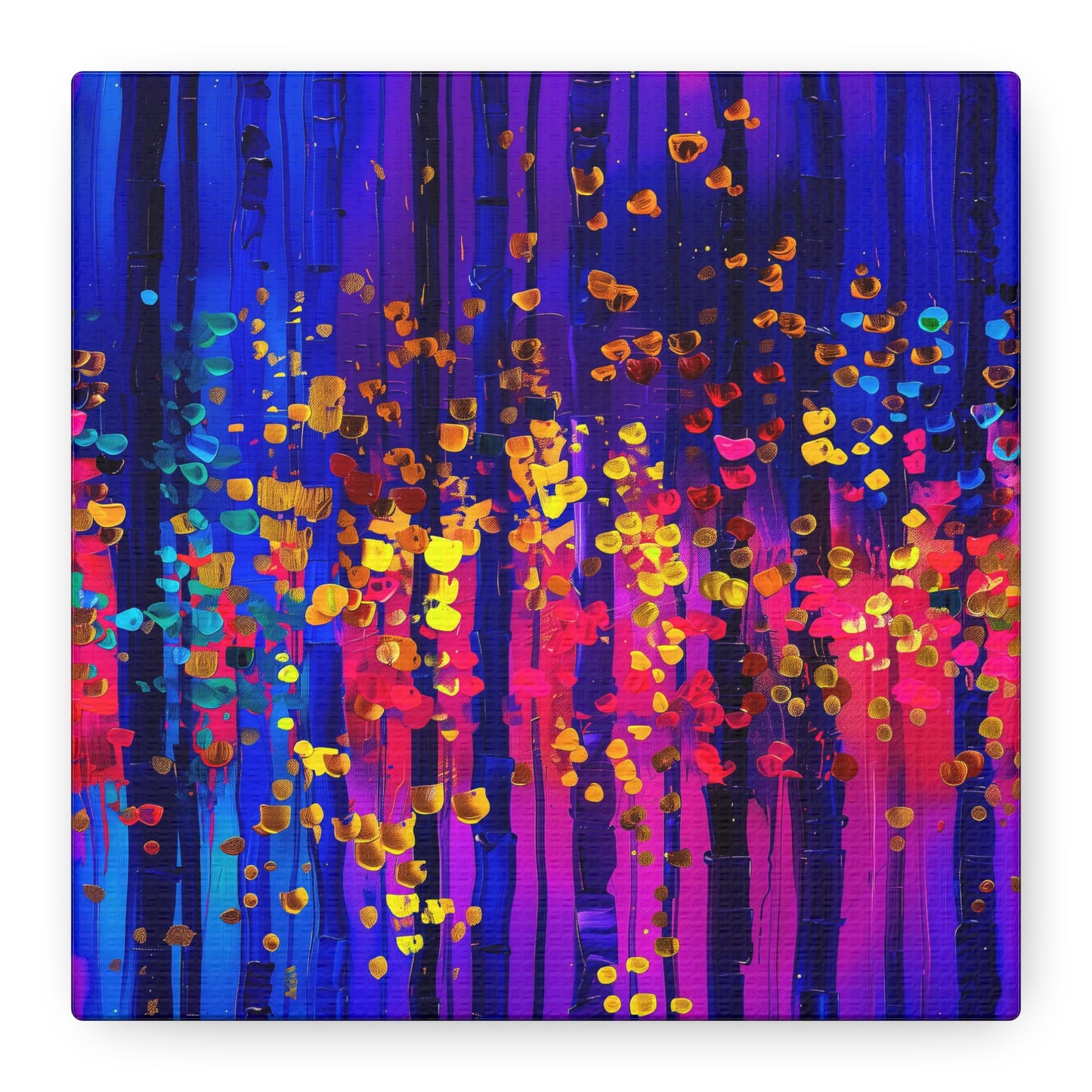 Vibrant Abstract Canvas Art, Stretched Wall Decor, Modern Home Artwork, Colorful Contemporary Print, Perfect Gift for Art Lovers
