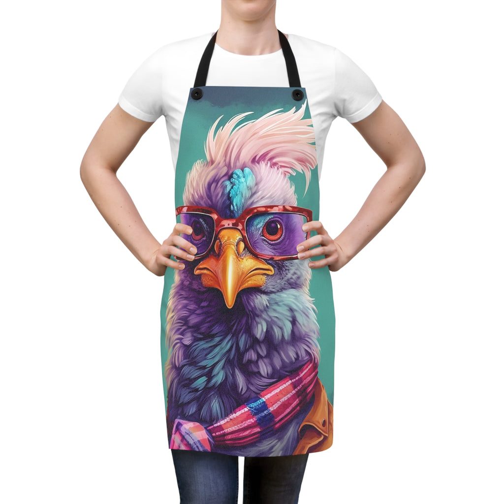 Hipster Chicken Apron - Christmas Gift for Chef