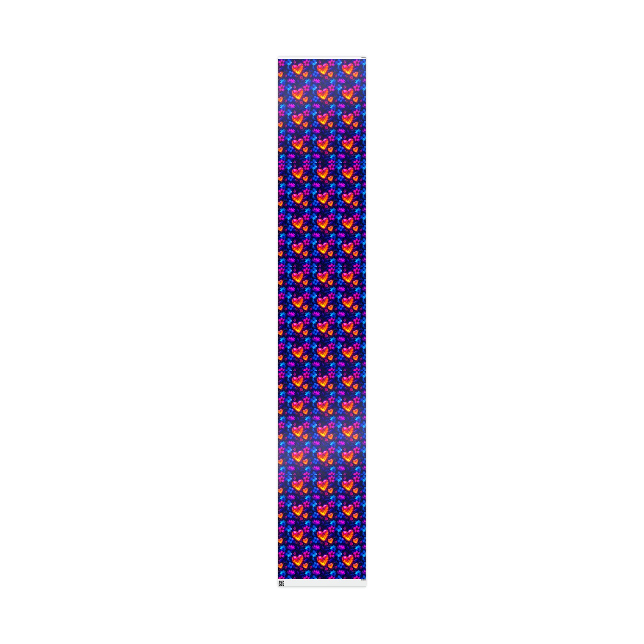 Abstract Hearts Valentine's Day Wrapping Paper Rolls
