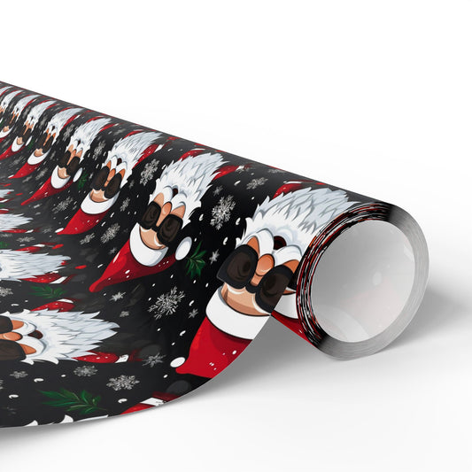 Funny Santa Claus in Sunglasses Wrapping Paper Rolls