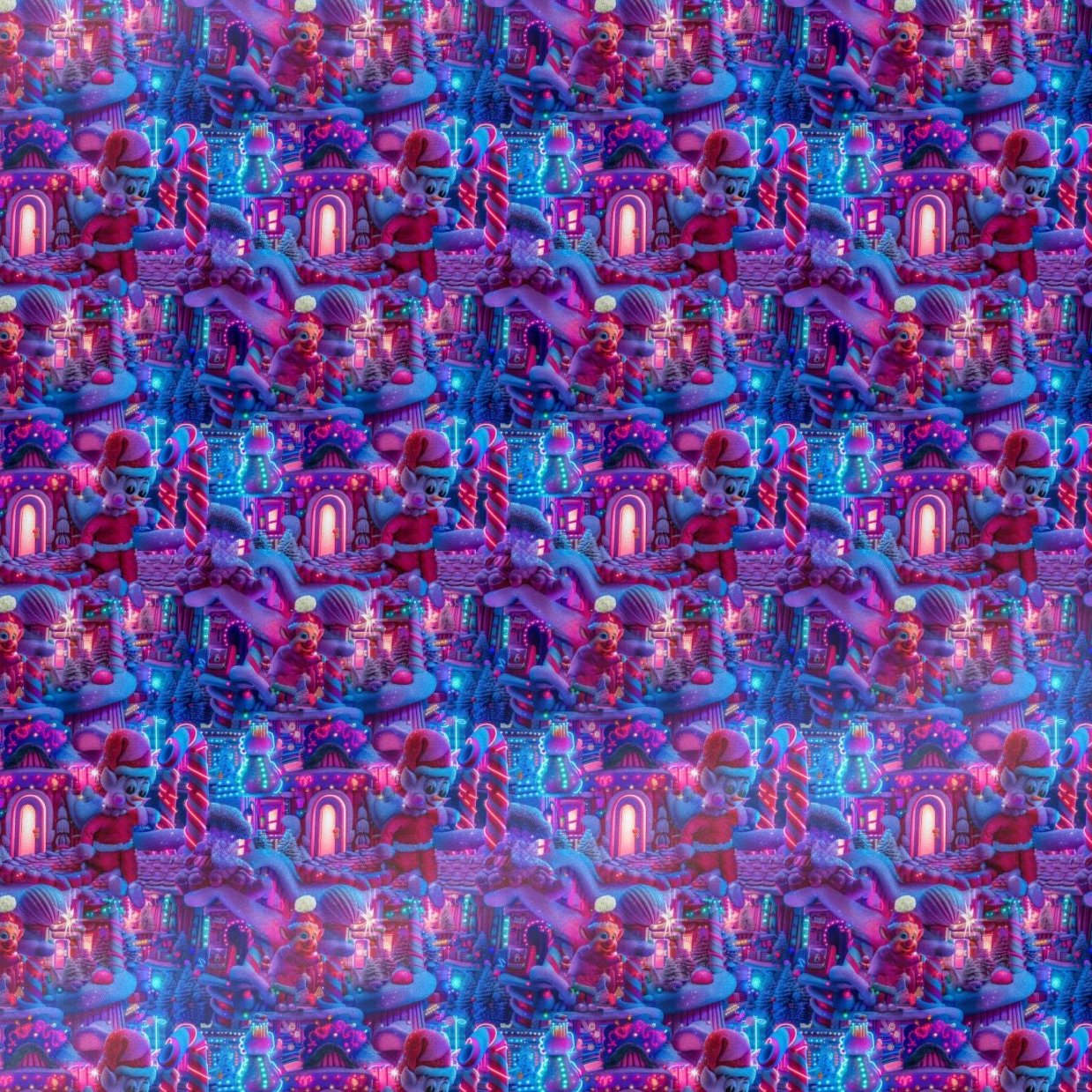 Santa’s Workshop Wonderland Wrapping Paper – A Magical and Glittery Journey to the North Pole