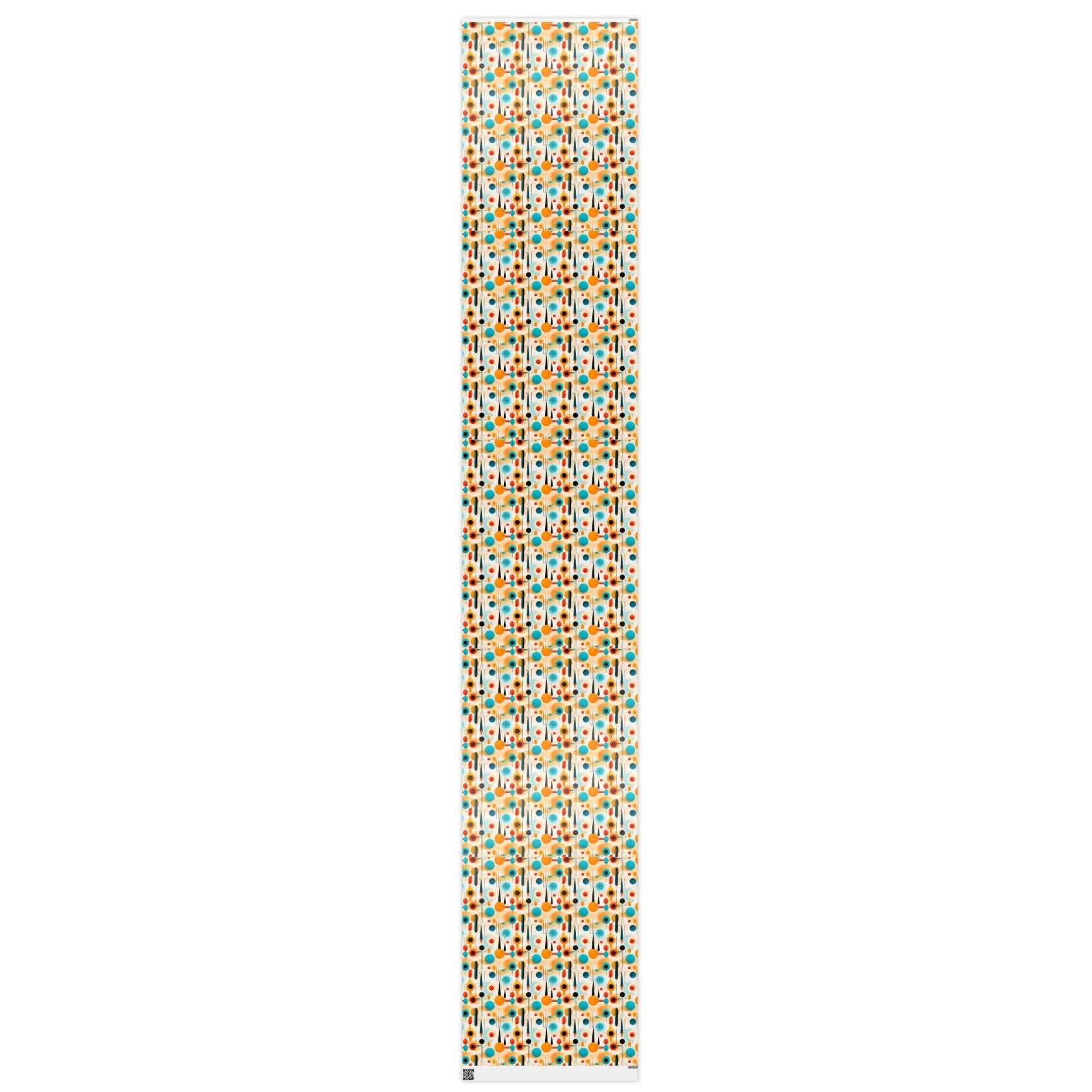 1960s Design Style Gift Wrap, Mid-Century Modern Design, Unique Wrapping Paper Rolls