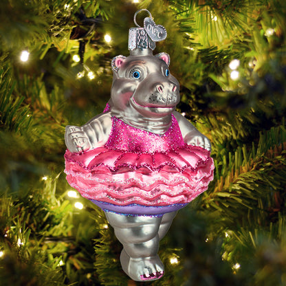 HIppo Ballerina Twinkle Toes Ornament