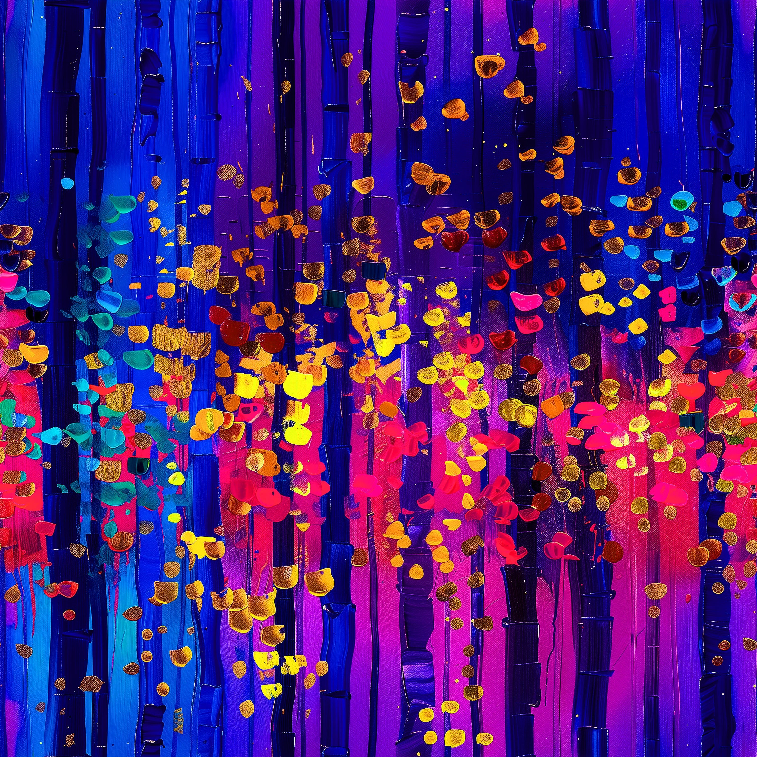 Colorful Canvas Art Print, Modern Abstract Wall Decor