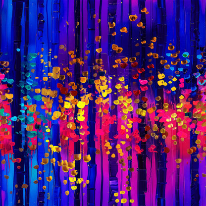 Vibrant Abstract Canvas Art, Stretched Wall Decor, Modern Home Artwork, Colorful Contemporary Print, Perfect Gift for Art Lovers