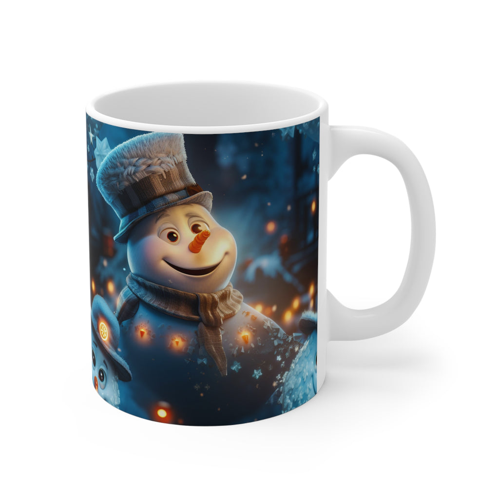Coffee Mug | Adorable Snowman Nostalgic Christmas Mug from The Curated Goose