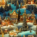 Mountain town holiday wrapping paper rolls from The Curated Goose