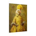 Renaissance Hen Gallery Wrapped Canvas | Victorian Chicken Portrait