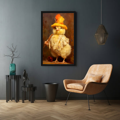 Victorian Baby Chicken Art Print | Giclee Wall Art Decor | Limited Edition