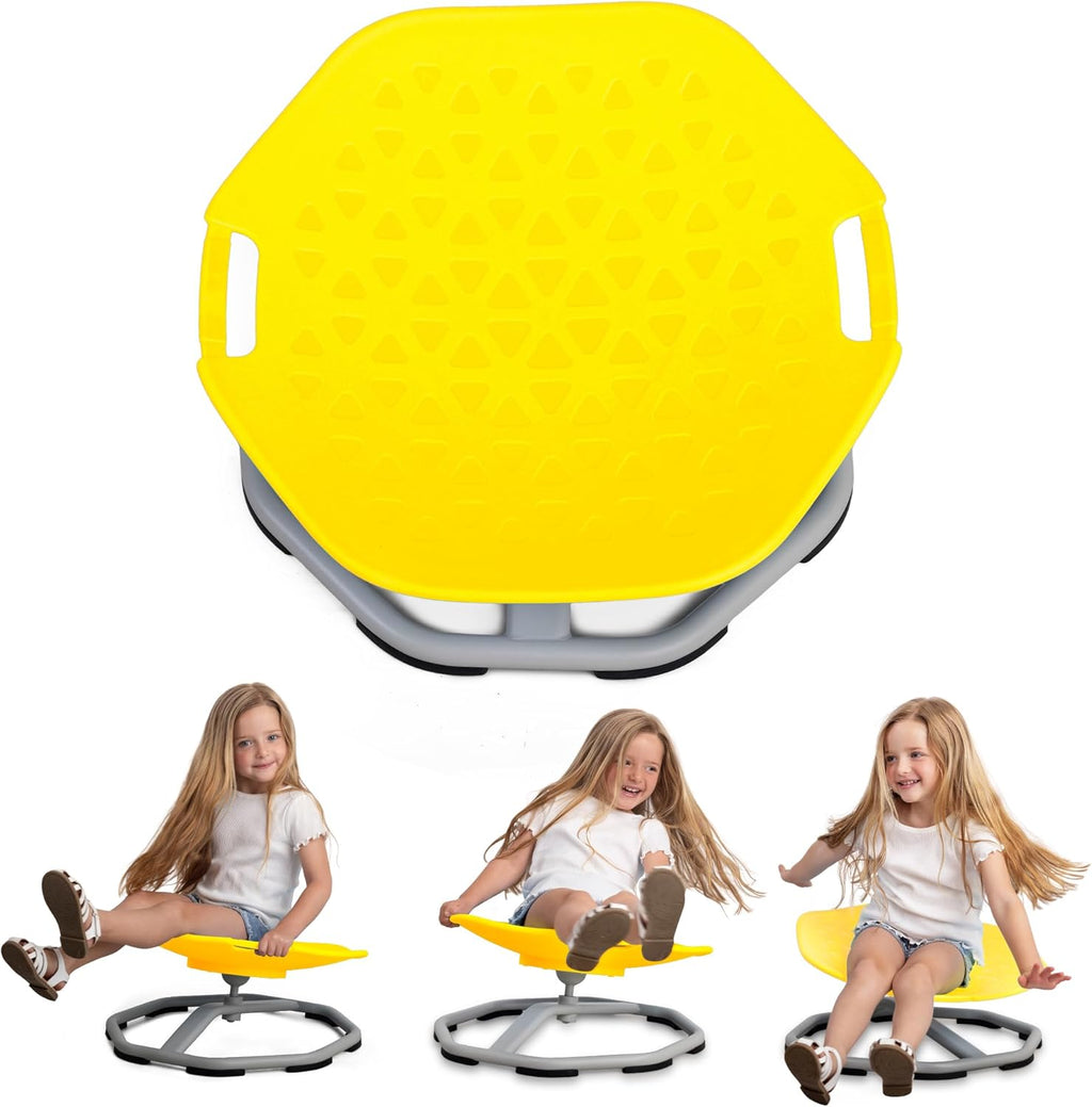 Special Supplies Sensory Spin Chair for Kids - Comfortable - Versatile Floor Chair for Playroom, Bedroom, or Nursery