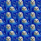 Wrapping Paper — Blue Seal Pup Pattern Holiday Gift Wrap