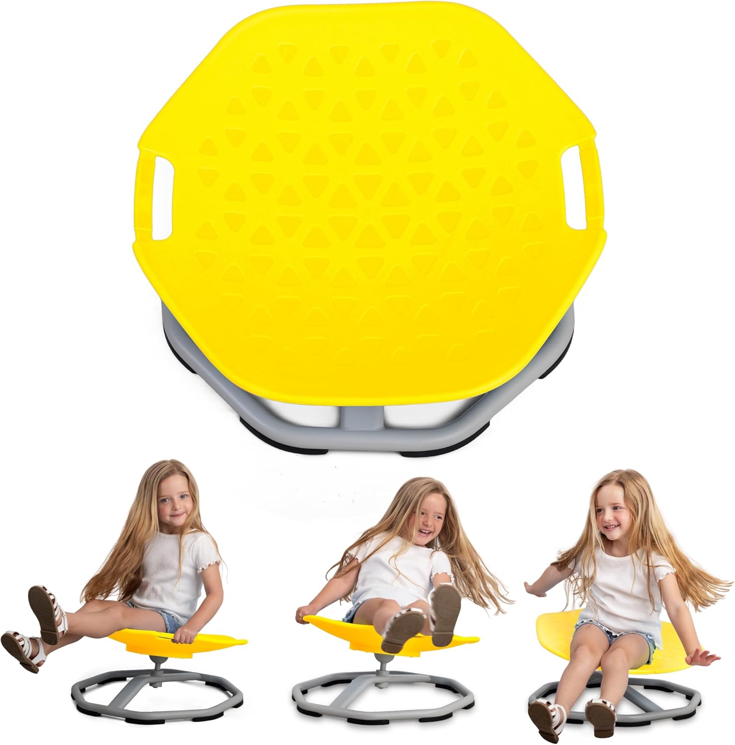 Special Supplies Sensory Spin Chair for Kids - Comfortable - Versatile Floor Chair for Playroom, Bedroom, or Nursery