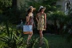 Coronado Canvas and Willow Basket Tote