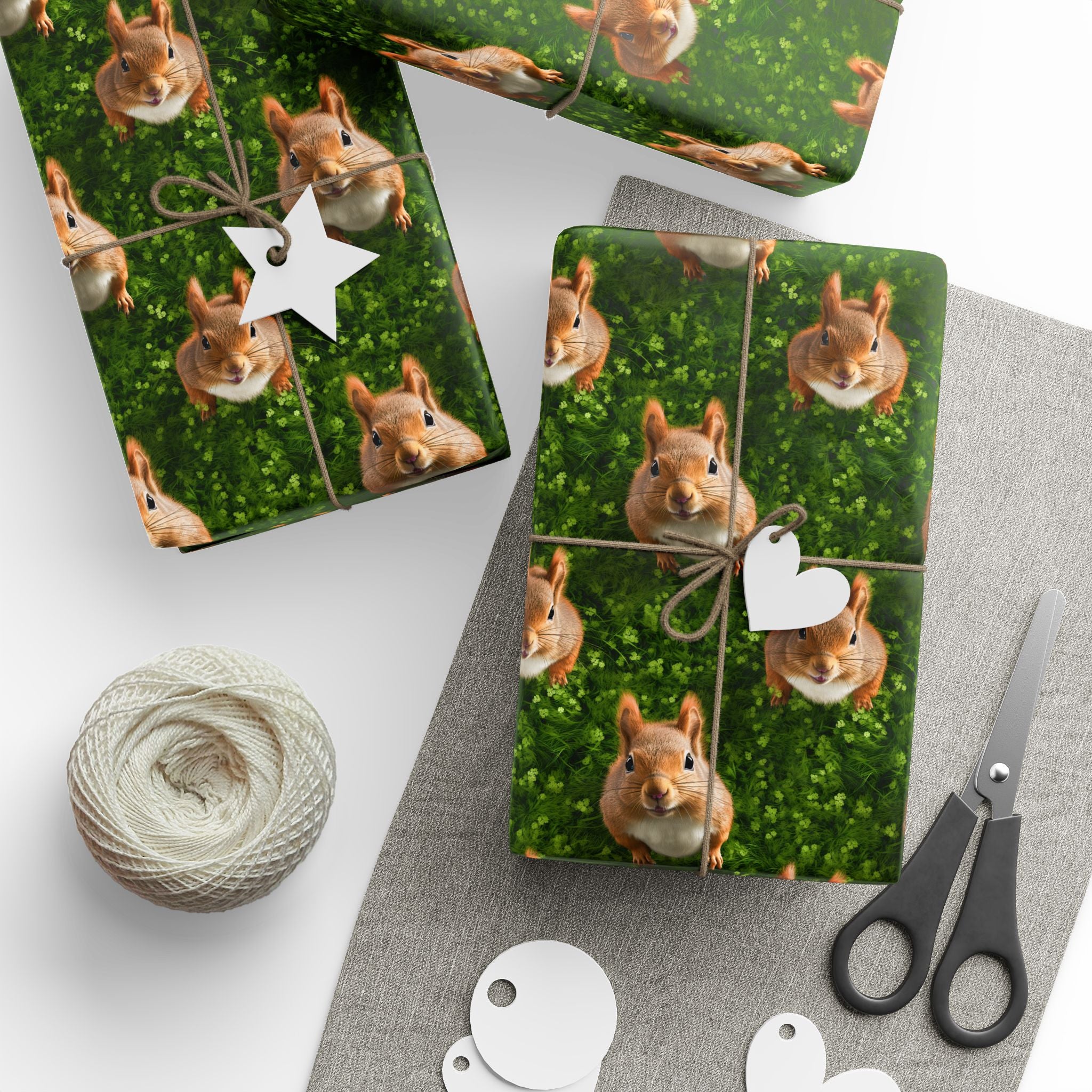 Nutty Squirrel Wrapping Paper – Cute, Quirky & Perfect for Any Occasion!