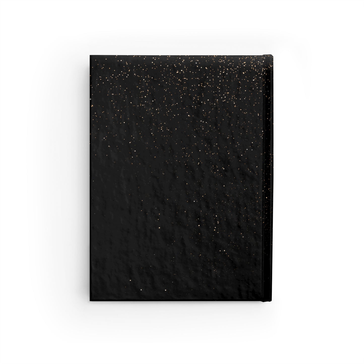 Custom Name Hardcover Journal – Black Sparkle Personalized Notebook