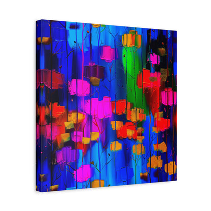 Abstract Canvas Art | Colorful Modern Lanterns