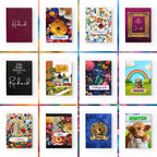 Personalized Name Abstract Flowers Journal – Customizable Colorful Flowers Notebook Gift