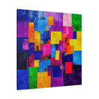 Abstract Canvas Art | Color Block Modern Art Print