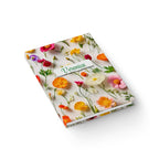 Personalized Name Stylish Wildflowers Journal – Custom Trendy Floral Notebook Gift