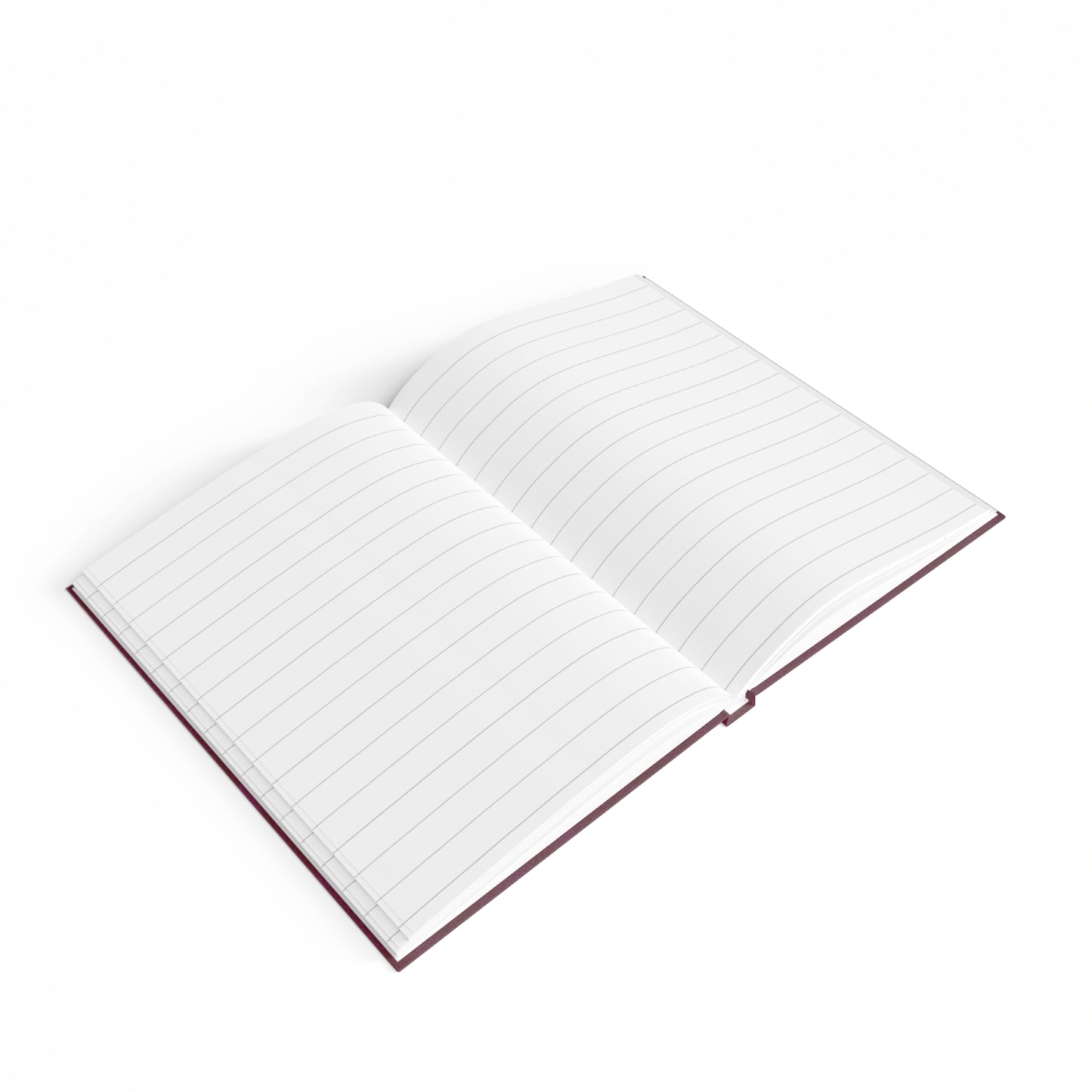 Minimalist Custom Name Hardcover Journal – Luxurious Red