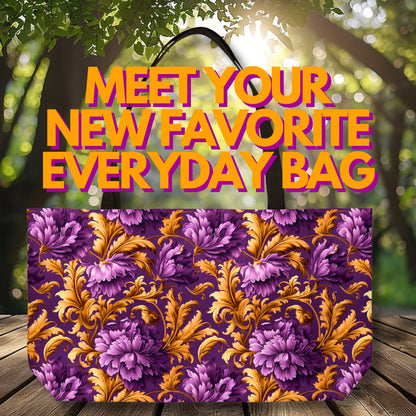 Rococo Floral Deluxe Tote Bag – Stylish, Versatile, and Perfect for Every Day!