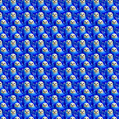 Wrapping Paper — Blue Seal Pup Pattern Holiday Gift Wrap