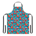 Flamingo Pattern Apron — Tropical Chef Kitchen Apron