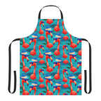 Flamingo Pattern Apron — Tropical Chef Kitchen Apron