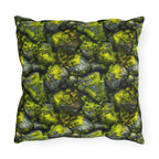 Outdoor Pillow | Moss Covered Rocks Throw Pillow
