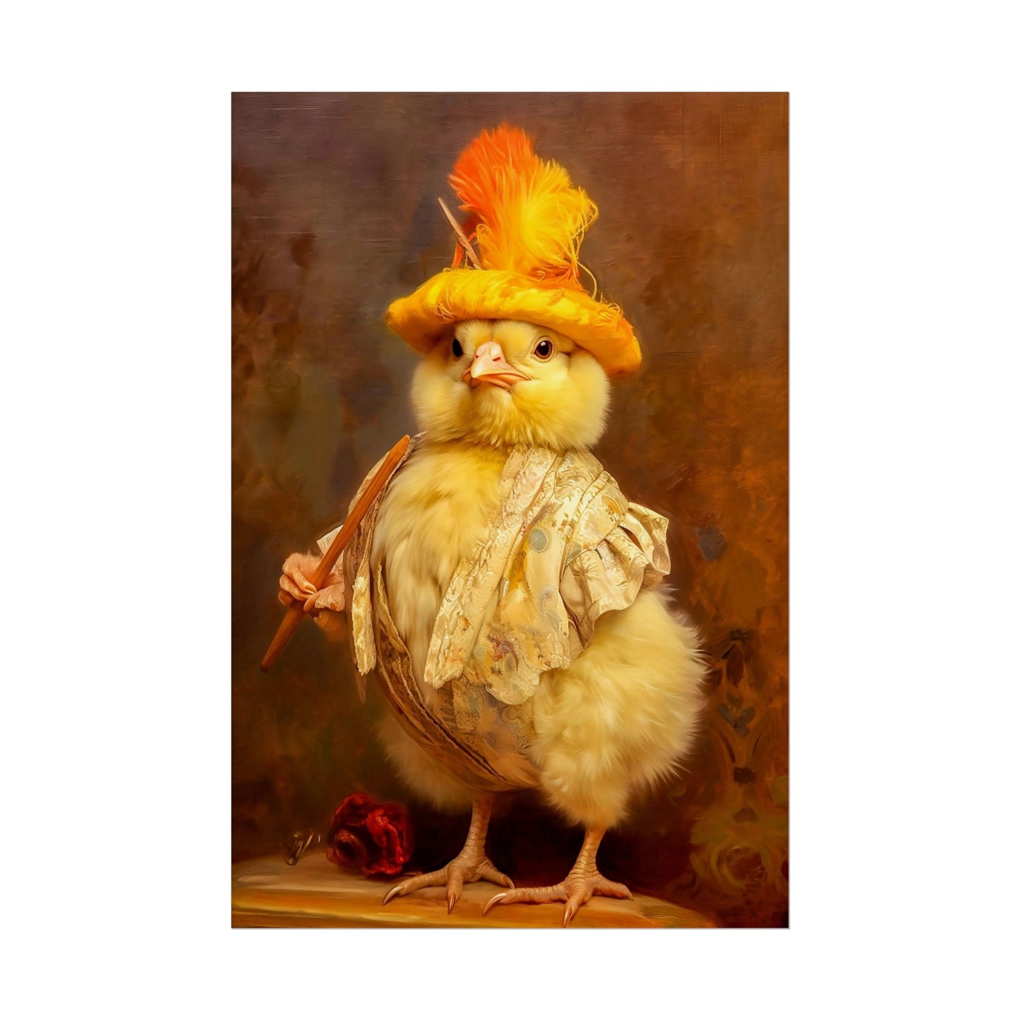 Victorian Baby Chicken Art Print | Giclee Wall Art Decor | Limited Edition