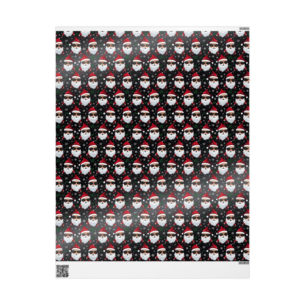 Funny Santa Claus in Sunglasses Wrapping Paper Rolls