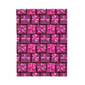 Velveteen Plush Blanket | Pink Glitter Christmas Presents from The Curated Goose