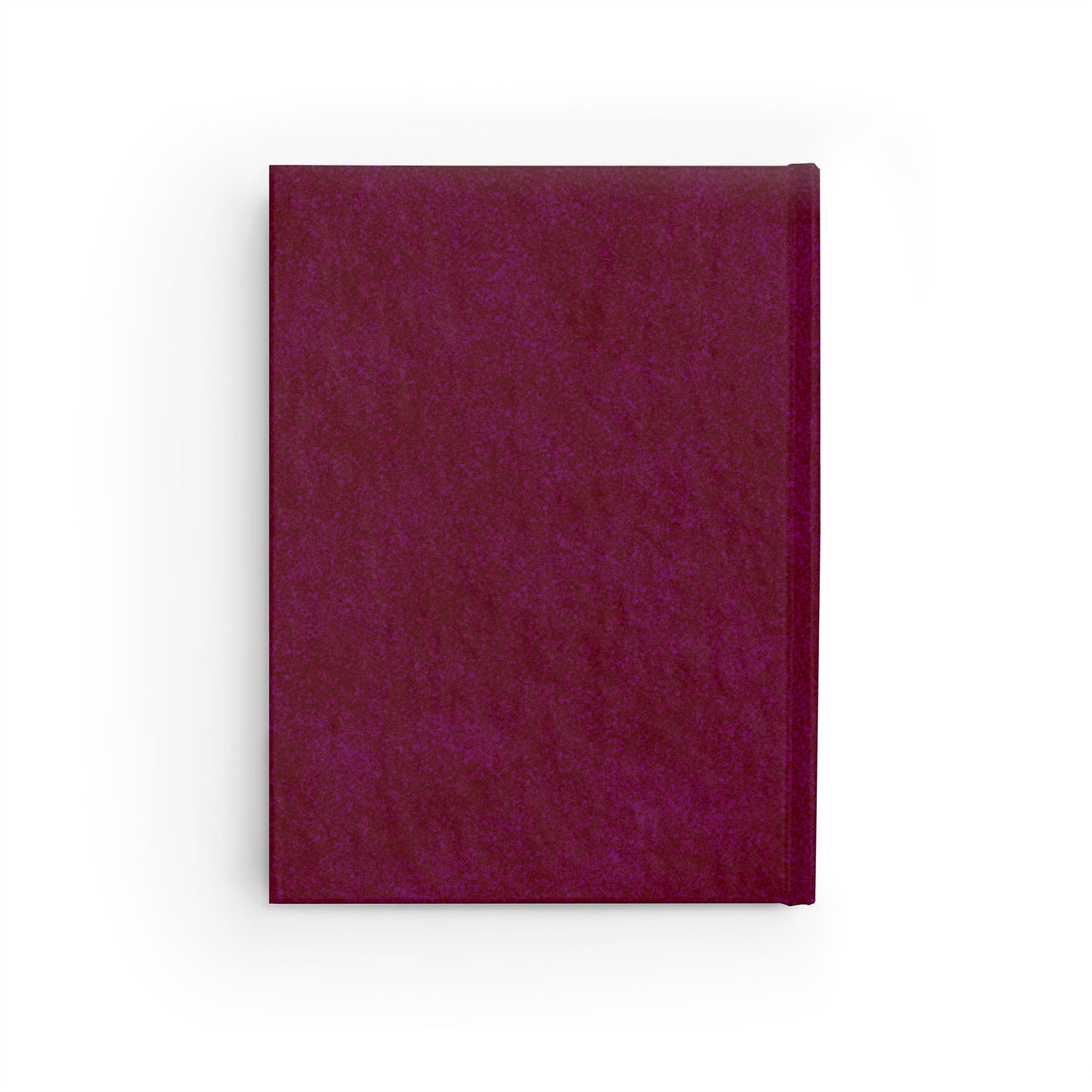 Minimalist Custom Name Hardcover Journal – Luxurious Red
