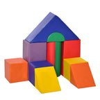 Soozier Foam Climbing Blocks for Toddlers, 11-Piece Baby Soft Foam Play Set, Climb and Crawl Activity Playset Building Blocks for Aged 1-3 Years Old Boys & Girls, Assorted
