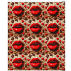 Lips & Chocolate Valentine's Day Wrapping Paper from The Curated Goose
