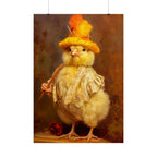 Victorian Baby Chicken Art Print | Giclee Wall Art Decor | Limited Edition