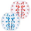 Inflatable Bumper Balls 2-Pack, 4FT/1.2M Body Sumo Zorb Balls for Teen, 0.8mm Thick PVC Human Hamster Bubble Balls for Outdoor Team Gaming Play, Bumper Bopper Toys for Garden, Yard, Park
