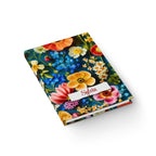 Personalized Name Colorful Wildflowers Journal – Custom Floral Notebook Gift